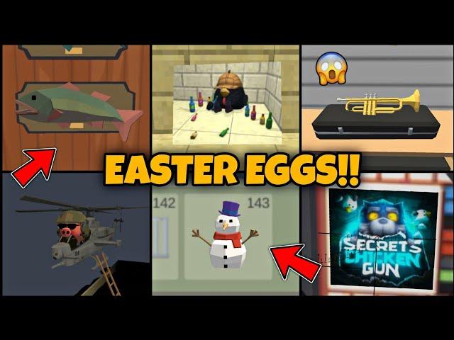  NEW UPDATE 4.3.01 EASTER EGGS AND SECRETS!! CHICKEN GUN NEW UPDATE SECRETS AND EASTER EGGS