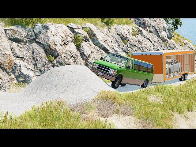 Mobil vs Bumps #12 - BeamNG Drive