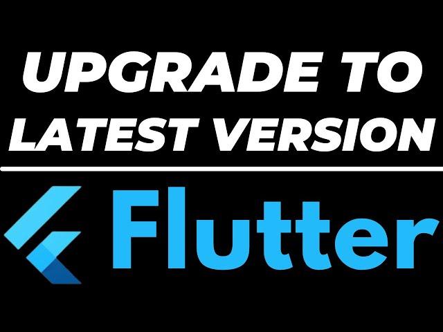 How to update Flutter Version to Latest in Android Studio | Upgrade flutter project SDK