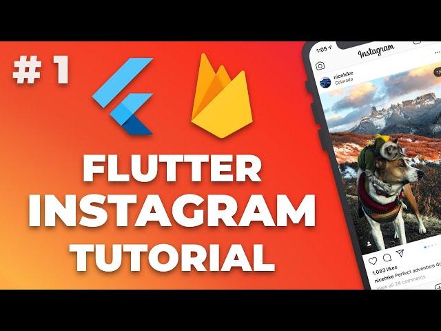 Login and Signup UI | Flutter Firebase Instagram Tutorial (Ep 1)