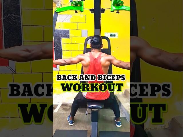 back and Biceps Workout#shorts #ytshorts #patlabari  Fitness World