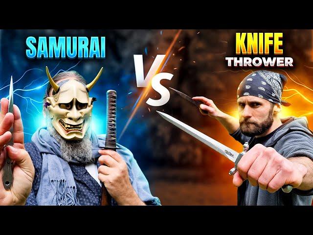 Samurai VS Pro Knife Thrower