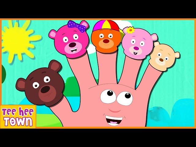 Bear Finger Family Song | Nursery Rhymes for Children by Teehee Town