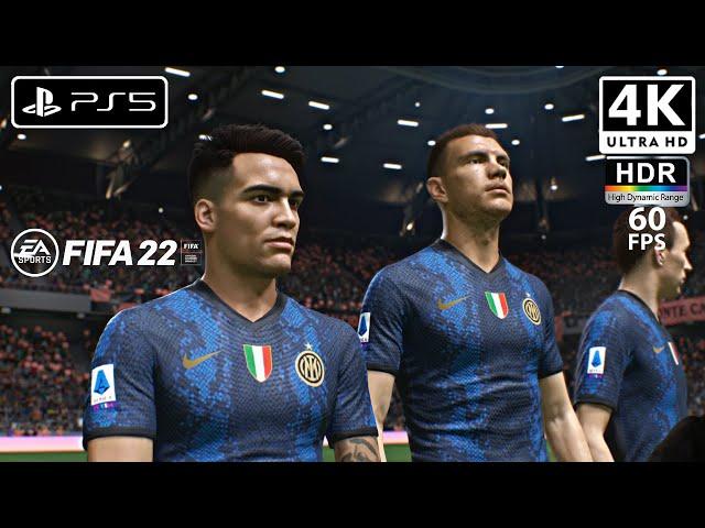 FIFA 22 (PS5) Juventus vs. Inter Milan (4K ᵁᴴᴰ 60ᶠᵖˢ HDR) Gameplay No Commentary