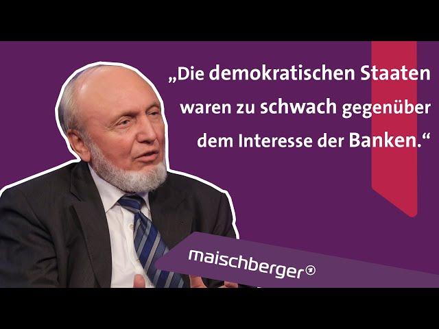 Droht eine erneute Finanzkrise? Hans-Werner Sinn im Gespräch I maischberger