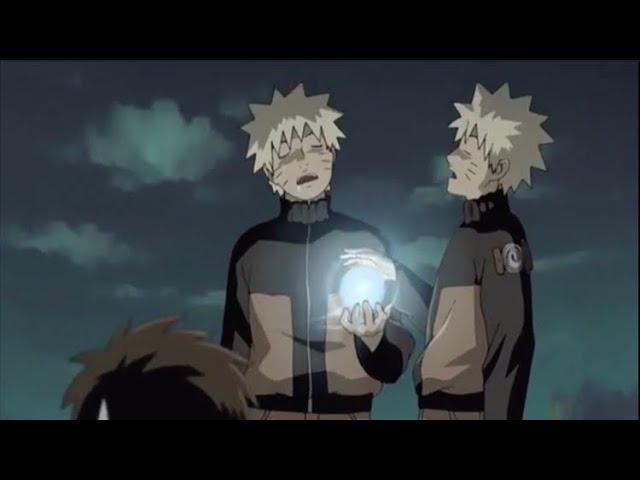 Naruto makes rasengan in his dream