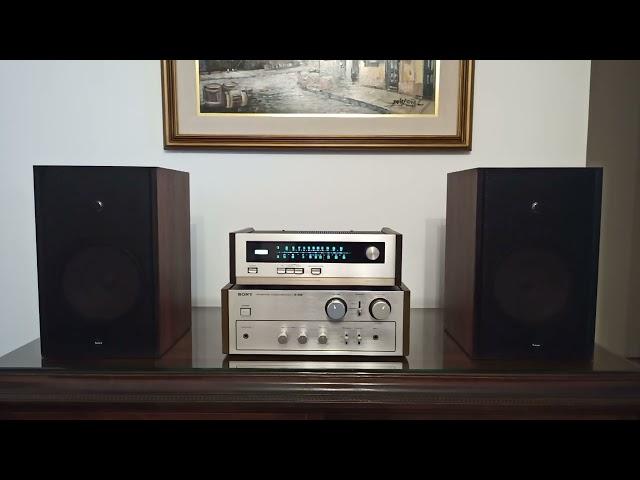 Amplifier Sony TA1630+Speakers Heco Intus100.