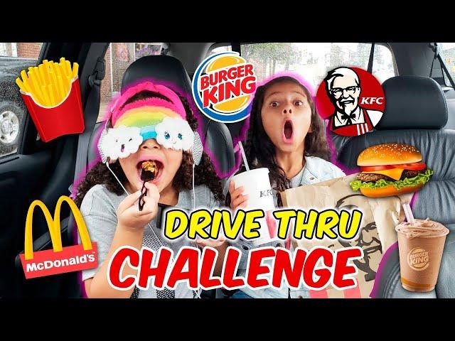 GUESS THE DRIVE THRU BLINDFOLD/ CHALLENGE