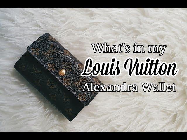 What's in My Wallet: A Review of Louis Vuitton Alexandra Wallet | Love Bella Vida