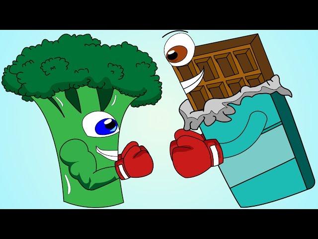 Healthy Food Vs Junk Food Song!