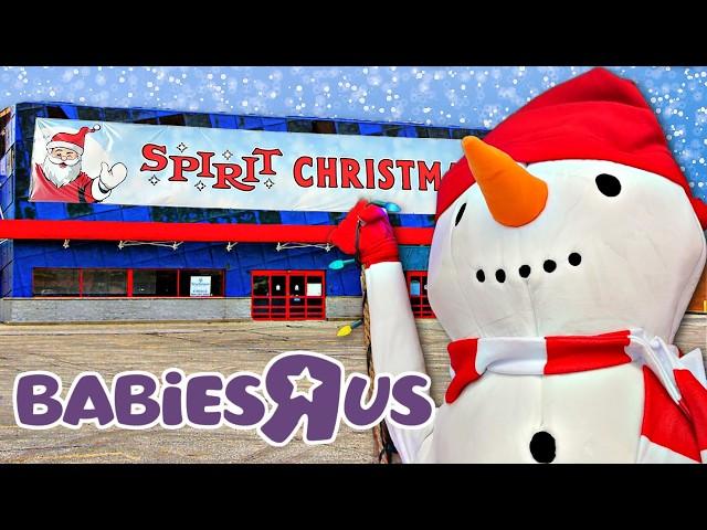 I Explored an Abandoned Babies R Us Turned Into Spirit Christmas