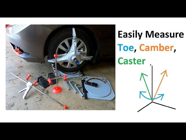 How to Measure Caster and Camber with UPDATED DIY Turn Tables, Tire Clamp, Digital Gauges