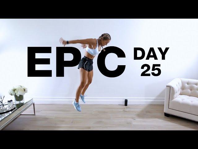 Day 25 of EPIC | HIIT Full Body Workout [60 EXERCISES NO REPEAT]