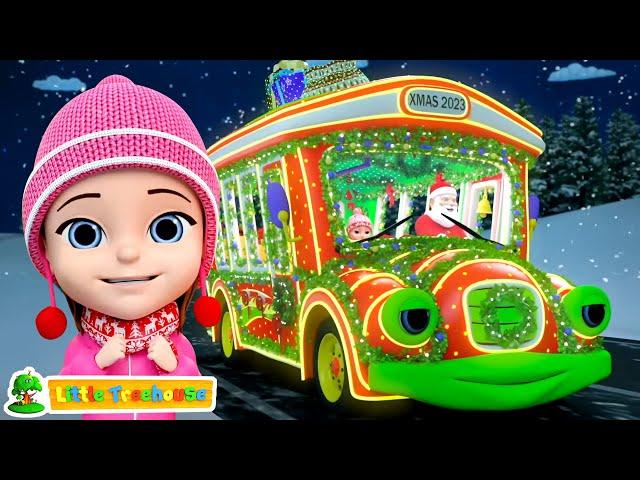 Christmas Santa Wheels on the Bus Rhyme + More Xmas Carols & Songs for Kids