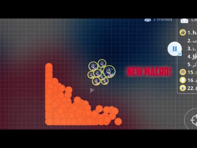 Agar.io mobile "New Macro" \\tutorial // Gameplay