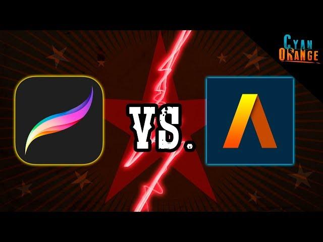 "Procreate vs Artstudio Pro" Which is the BEST APP for the Ipad Pro? -- Cyan Orange Duels