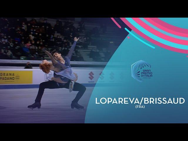 Lopareva/Brissaud (FRA) | Ice Dance FD | Gran Premio d'Italia 2021 | #GPFigure