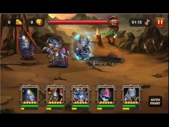 Heroes Charge: Lord of Caves VI Team 3