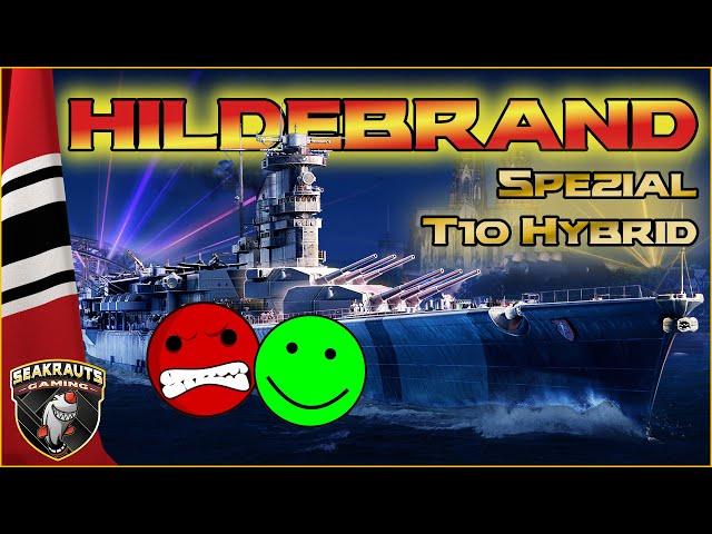 HILDEBRAND [T10 Hybrid GER] ️ Gameplay + Vorstellung  World of Warships 