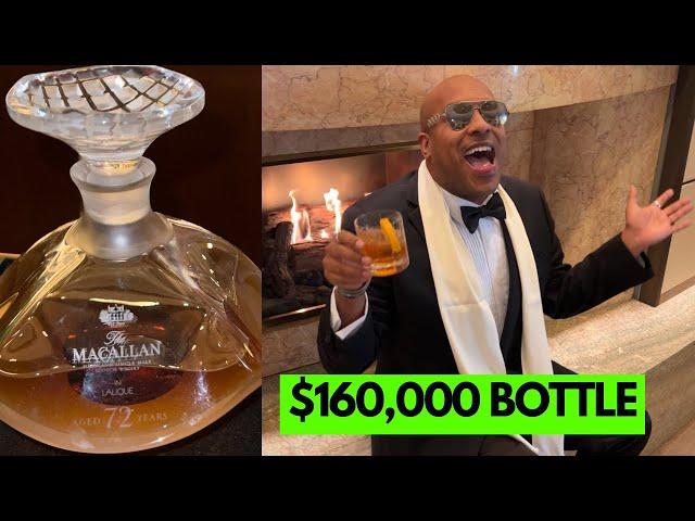 Ordering The MOST EXPENSIVE Drinks!  MACALLAN 72 YEAR