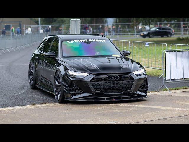 1014HP MMS Power Devision Audi RS6 C8 with Straight Pipes - FAST Accelerations and Revs !