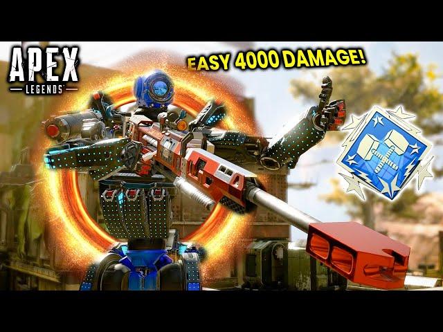 HOW TO GET THE 4000 DAMAGE BADGE 'EASILY' IN SEASON 12 - Apex Legends