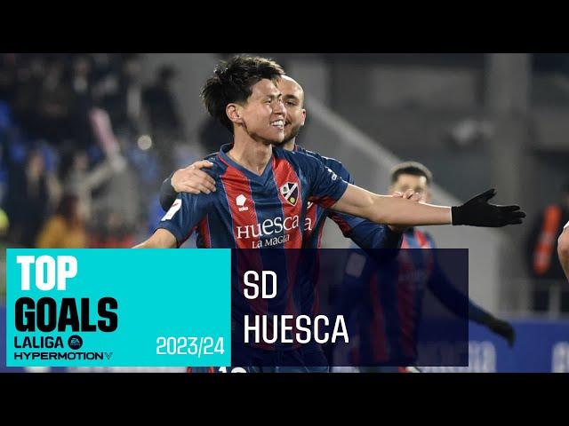 The 10 TOP GOALS of SD HUESCA in LALIGA HYPERMOTION 2023/24!