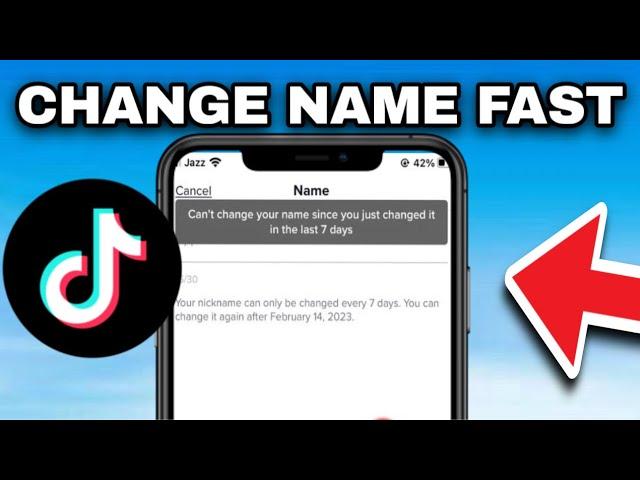 How to Change TikTok Name Before 7 Days / How to Change Your TiKtok Name Without Waiting 7 Days 2024