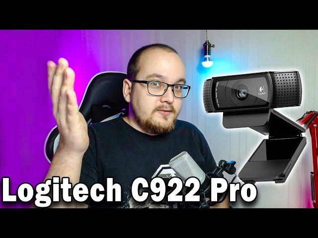 Logitech c922 best streamer webcam  OBS setup, proper lighting, review