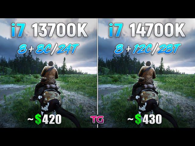 Core i7 14700K vs Core i7 13700K - Test in 10 Games