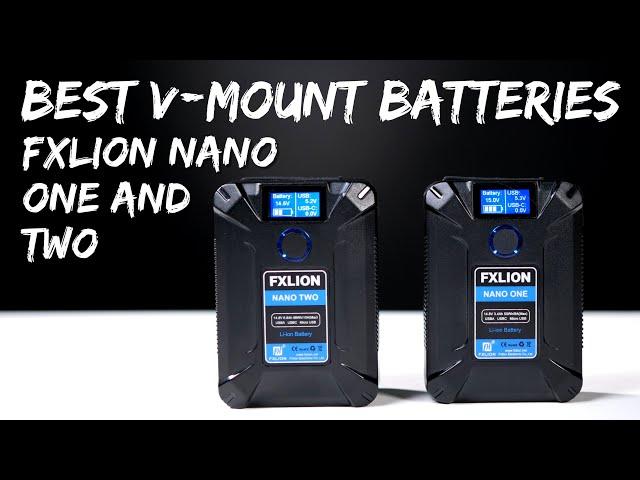 Fxlion Nano, best portable v-mount battery for Blackmagic Ursa mini , Bmpcc4k ,Z-Cam & Kinefinity