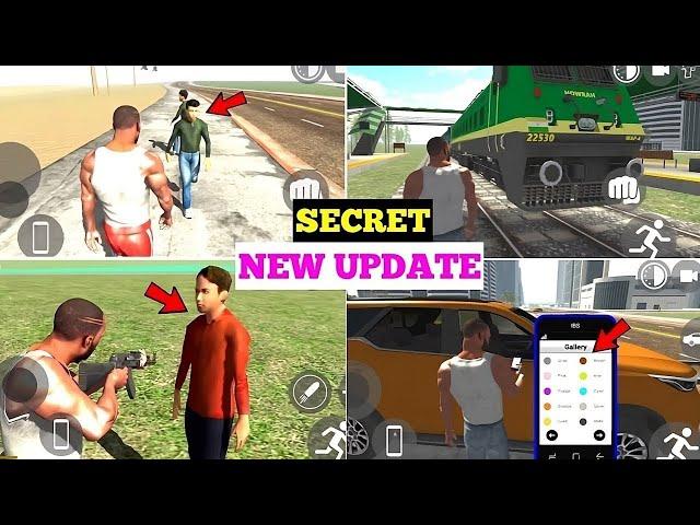 New Update Secret NPC Cheat Code | Indian Bike Driving 3D New Train Color | Harsh in Game