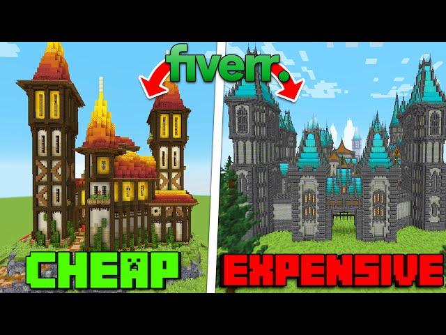 Cheap VS Expensive Minecraft Fiverr Build Off!