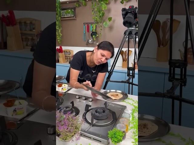 Behind the scenes of Tandoori Roti  | #shorts | kabitaskitchen