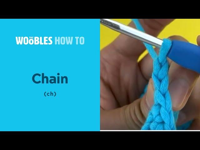 How to chain stitch (ch) in crochet - step-by-step tutoriall