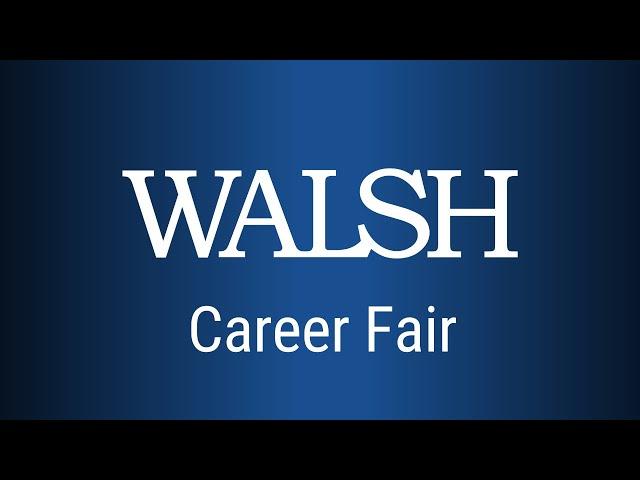 Walsh College Fall Career Fair 2022