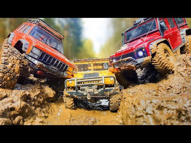 Frozen MUD OFF Road RC Cars Hummer H1, Jeep Cherokee Axial SCX10 ii, Land Rover Traxxas TRX4