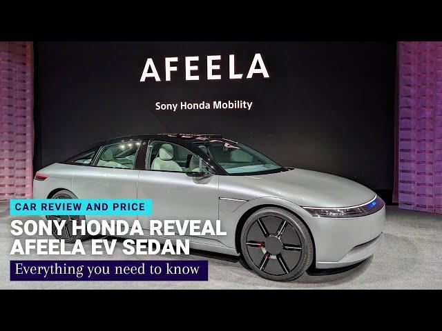 Unveiled At CES: Afeela EV Sedan, the Ultimate In Electric Luxury