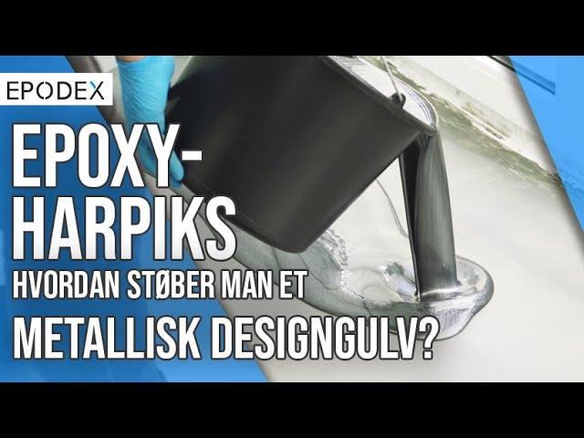 EPODEX Guide | Hvordan støber man et metallisk designgulv?