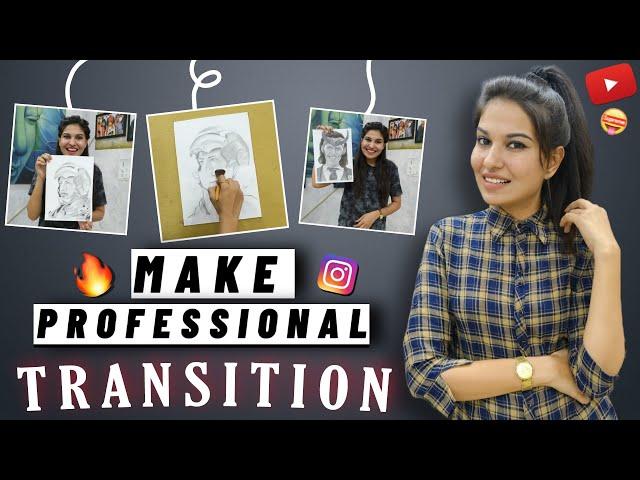 How to make transition video on reels | VIRAL transition video | ARTIST SHIKHA SHARMA