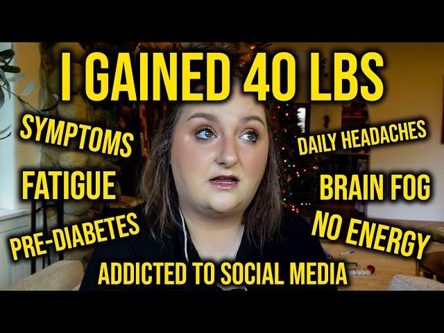 I gained 40 lbs & I'm addicted to social media. I CAN'T DO THIS ANYMORE. | NEW YEAR, NEW ME