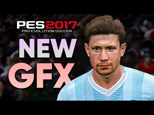 PES 2017 New GFX Mod V2 2024 | CPK & Stadium Server