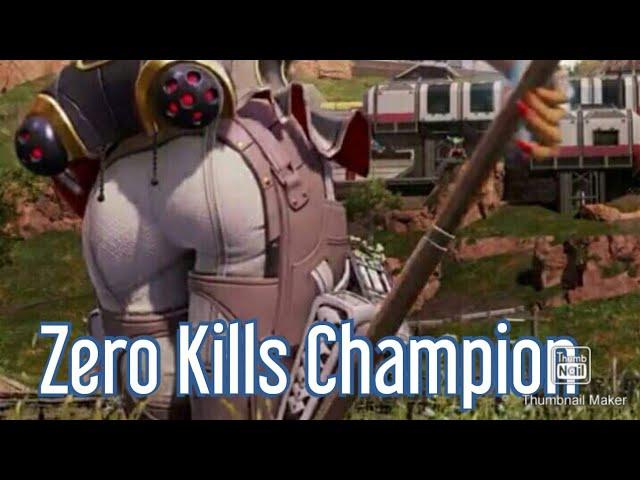 Apex Legends Gameplay Zero Kills Champ