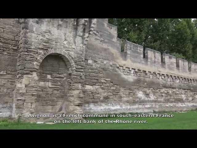 Avignon Town Centre in 4K