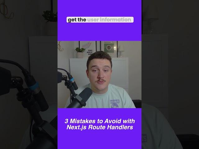 5 Mistakes To Avoid With Next.js Route Handlers