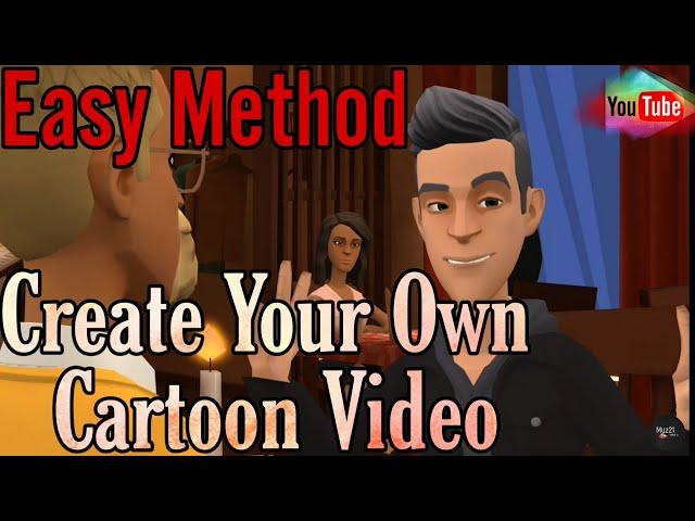 How to create your own cartoon video | Easy Method | Muz21 Tech