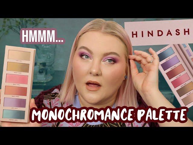 I Honestly Don't Know How To Feel.... Hindash Monochromance Palette: Swatches + First Impressions