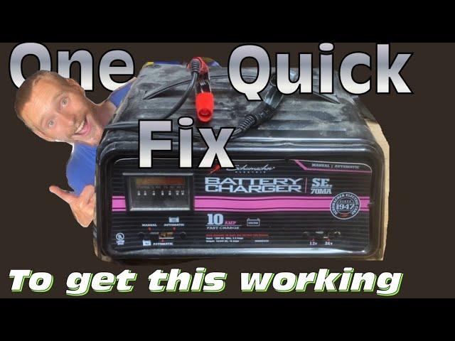 BATTERY CHARGER WON’T CHARGE || How to Fix My Battery Charger