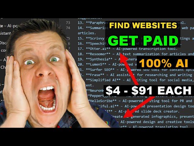 I  Used AI To Find Websites And Get Paid! [$47,312 So Far]