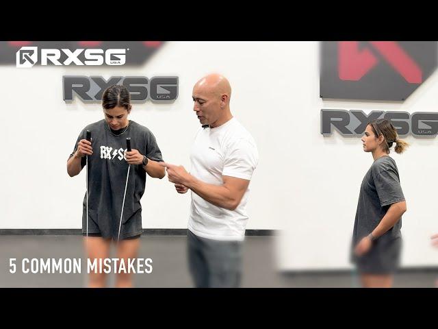 5 COMMON BEGINNER JUMP ROPE MISTAKES | Rx Smart Gear